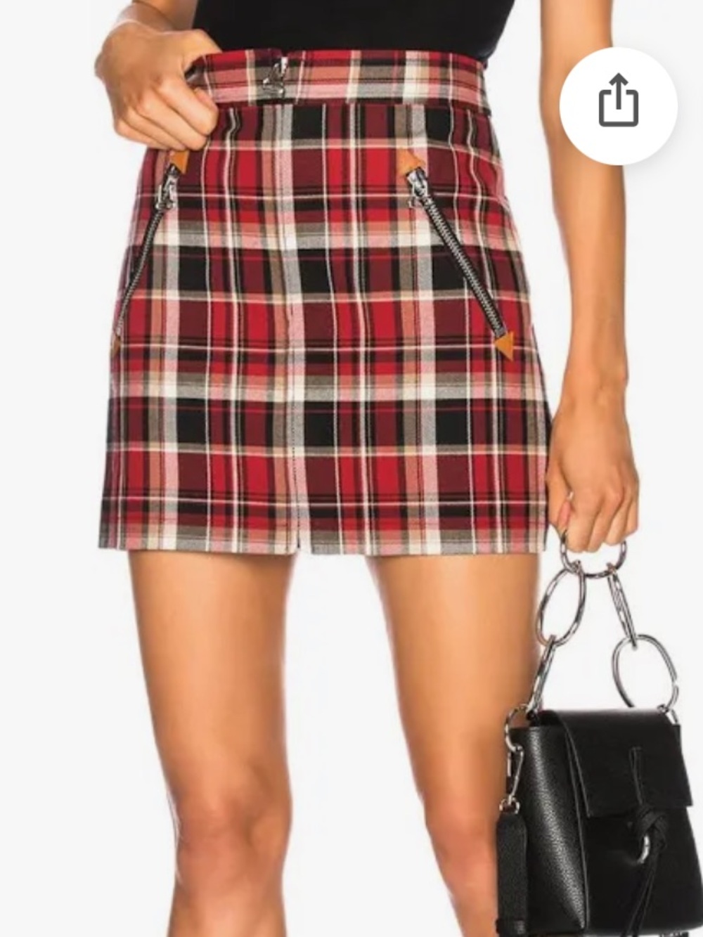 Rag & Bone Leah Tartan mini Skirt Sz 2